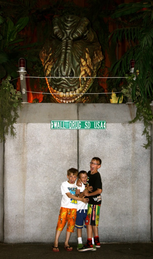 This robotic dinosaur would come to life it was really loud and obnoxious but the boys loved it - scared the diaper off of Beckett 